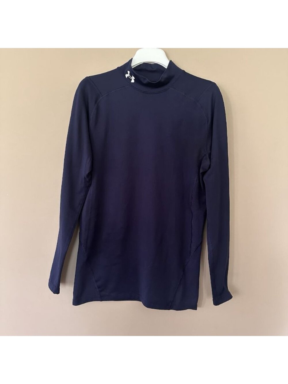 Under Armour Compression Top Coldgear Men XL Navy Blue Long Sleeve Base Layer